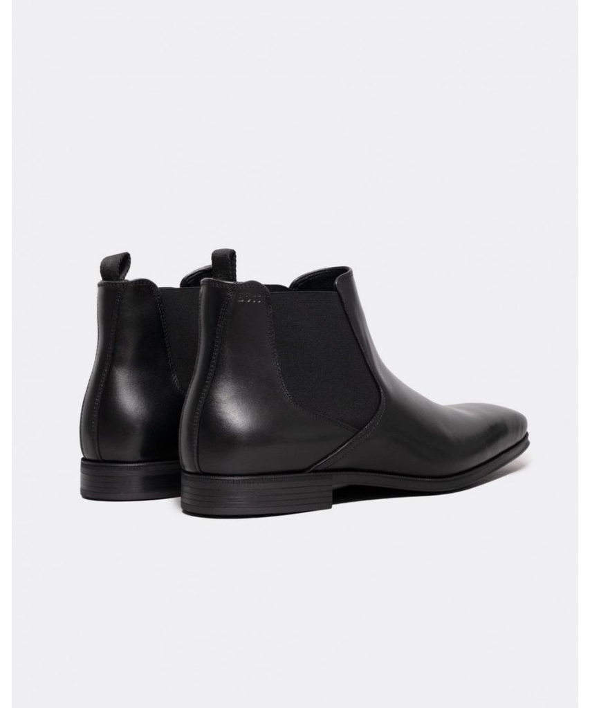 Hugo Boss Theon_Cheb_bu Mens Shoes - Black Leather - Size UK 12
